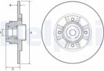 DELPHI Disc Frana Bg9114Rs Renault Clio I/Clio Ii/Megane I (BG9114RS)