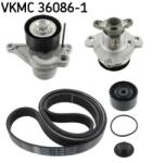 SKF Pompa Apa + Set Curea Transmisie Cu Caneluri Vkmc36086-1 Nissan Primastar (VKMC36086-1)