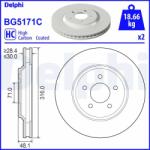 DELPHI Disc Frana Bg5171C Ford Australia Mustang Ford Usa Mustang (BG5171C)