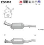 AS Filtru Funingine/Particule, Sist. De Esapament Fd1097 Audi A6 C6 (FD1097)