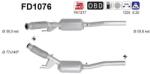 AS Filtru Funingine/Particule, Sist. De Esapament Fd1076 Vw Multivan T5/Multivan T6