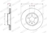 FERODO Disc Frana Ddf2664C Audi A1/A1 Allstreet/A1 City Carver Seat Arona/Ibiza V