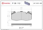 BREMBO Set Placute Frana, Frana Disc P06112 Bmw X5/X6 (P06112)