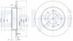 DELPHI Disc Frana Bg3070 Hyundai Coupe I/Coupe Ii/Elantra Iii/Lantra I/Lantra Ii (BG3070)