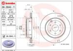 BREMBO Disc Frana 09. D942.11 Mercedes-Benz X-Class Nissan Navara Np300 Pick-Up