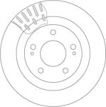 TRW Disc Frana Df7276 Changfeng Leopaard Cs7 Mitsubishi Pajero Pinin I