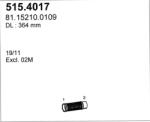 ASSO Teava Flexibila, Esapament Fata 515.4017 Man Tgs I/Tgx I (515.4017)