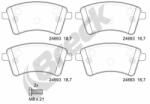 BRECK Set Placute Frana, Frana Disc 246930070100 Mercedes-Benz Citan/Citan Mixto
