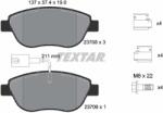 TEXTAR Set Placute Frana, Frana Disc 2370802 Abarth 500C / 595C / 695C Fiat Bravo/Doblo (2370802)