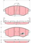TRW Set Placute Frana, Frana Disc Gdb3256 Hafei Sigma Hyundai Coupe I/Elantra Iii