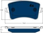 TRW Set Placute Frana, Frana Disc Gdb1765Bte Audi Q5
