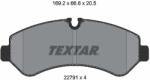 TEXTAR Set Placute Frana, Frana Disc 2279101 Freightliner Sprinter 3500 Cargo (2279101)