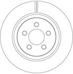 TRW Disc Frana Df6263 Dodge Nitro Jeep Cherokee/Compass (DF6263)