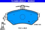ATE Set Placute Frana, Frana Disc 13.0460-2822.2 Audi A4 B5 Vw Passat B5/Passat B5.5