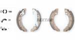TEXTAR Set Saboti Frana 91018200 Audi 100 C1/50/80 B1/80 B2/90 B2/A2 Seat Arosa/Cordoba