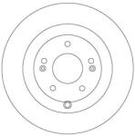 TRW Disc Frana Df6690 Hyundai Santa Fé Ii