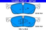 ATE Set Placute Frana, Frana Disc 13.0460-7341.2 Jaguar F-Pace/Xe/Xf Ii/Xf Sportbrake