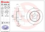 BREMBO Disc Frana 08. A029.21 Ford C-Max/Focus C-Max/Focus Ii Ford (Changan) Focus