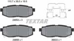 TEXTAR Set Placute Frana, Frana Disc 2485401 Scion Fr-S Subaru Brz/Forester/Impreza