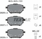 TEXTAR Set Placute Frana, Frana Disc 2623601 Toyota C-Hr/Corolla/Corolla Quest/Yaris (2623601)