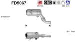 AS Filtru Funingine/Particule, Sist. De Esapament Fd5067 Bmw X5/X6 (FD5067)