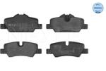 MEYLE Set Placute Frana, Frana Disc Puntea Spate 0252598016 Mini Mini (0252598016)