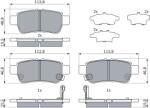 Bosch Set Placute Frana, Frana Disc 0986494964 Honda Odyssey