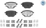 MEYLE Set Placute Frana, Frana Disc Puntea Spate 0252619518/Pd Citroën C4 Iii (0252619518/PD)
