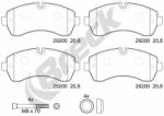 BRECK Set Placute Frana, Frana Disc 292000070300 Mercedes-Benz Sprinter 3, 5-T