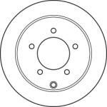 TRW Disc Frana Df4973 Mitsubishi Lancer Vii/Lancer Viii (DF4973)