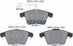 TEXTAR Set Placute Frana, Frana Disc 2374601 Vw California T5/Multivan T5/Transporter T5
