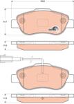 TRW Set Placute Frana, Frana Disc Gdb1746 Fiat 500/500 C/Doblo/Fiorino/Panda/Qubo (GDB1746)