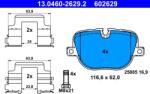 ATE Set Placute Frana, Frana Disc 13.0460-2629.2 Land Rover Range Rover Iii (13.0460-2629.2)