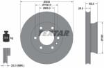 TEXTAR Disc Frana 92301203 Freightliner Sprinter 1500 Cargo/Sprinter 1500 Passenger (92301203)