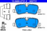 ATE Set Placute Frana, Frana Disc 13.0460-2731.2 Land Rover Discovery Iv (13.0460-2731.2)