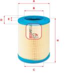 SOFIMA Filtru Aer S7606A Alfa Romeo 159/Brera/Spider (S7606A)