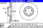 ATE Disc Frana 24.0128-0293.1 Ford Transit (24.0128-0293.1)