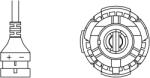 Bosch Bec, Far Faza Lunga 1987301555 Alpina B10/B3/B5/D10 Bmw 3/5/6/7/Z3 Chrysler 300C (1987301555)