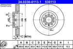 ATE Disc Frana 24.0330-0113.1 Audi A4 B5/A4 B6/A4 B7/A6 C5/Allroad C5 Seat Exeo (24.0330-0113.1)