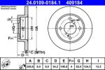 ATE Disc Frana 24.0109-0184.1 Suzuki Baleno (24.0109-0184.1)