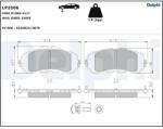 DELPHI Set Placute Frana, Frana Disc Lp2506 Citroën Berlingo Opel Astra L/Combo