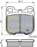 COMLINE Set Placute Frana, Frana Disc Cbp0741 Chevrolet Vectra Opel Omega B/Senator B (CBP0741)