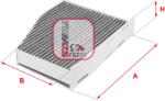 SOFIMA Filtru, Aer Habitaclu S4124Ca Audi A3/Q3/Tt Seat Alhambra/Altea/Leon/Toledo Iii