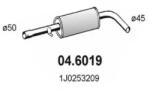 ASSO Toba Esapamet Intermediara 04.6019 Audi A3 Seat Leon/Toledo Ii Skoda Octavia I (04.6019)