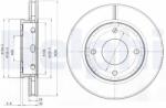 DELPHI Disc Frana Bg3987 Mitsubishi Colt/Colt Czc Vi/Colt Vi Smart Forfour (BG3987)