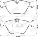 JURID Set Placute Frana, Frana Disc 571880Jc Bmw 3/5/Z4