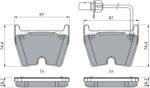 Bosch Set Placute Frana, Frana Disc 0986424949 Audi R8 (0986424949)