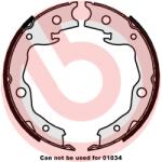BREMBO Set Saboti Frana, Frana De Mana S56545 Lexus Hs Nissan Cube/Juke/Leaf/Nv200 (S56545)
