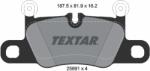 TEXTAR Set Placute Frana, Frana Disc 2569101 Porsche 911/Cayenne