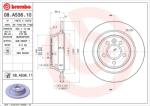 BREMBO Disc Frana 08. A536.11 Volvo S80 Ii/V70 Iii/Xc70 Ii Volvo (Changan) S80L (08.A536.11)